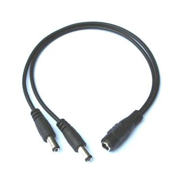 1 DC Female to 2 DC Male power Cable