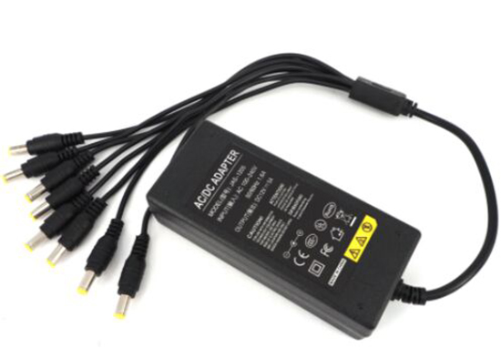 DC 12V 3A 4A 5A Power Supply Adapter 8 Split Power Cable for CCTV Security Camera DVR
