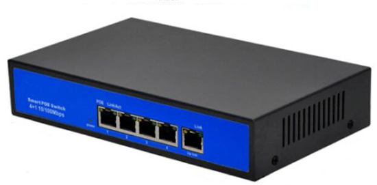 Active 4Port 10/100M PoE Switch Built-in