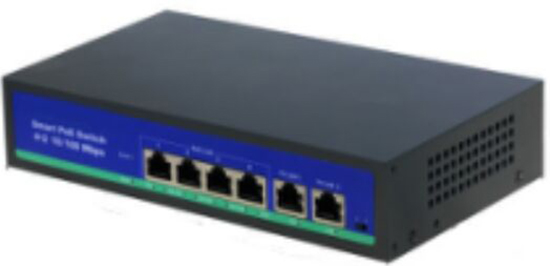 Active 4 and 2  4 Port POE Switch Built-in