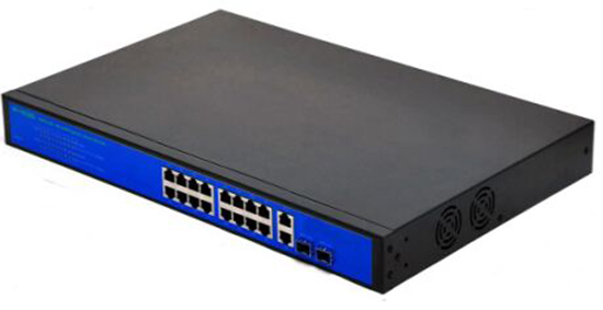 Active 16 and 2 and 2 Gigabit POE Switch Built-in