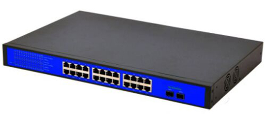 Active 24 and 2 Full Gigabit POE Switch Built-in
