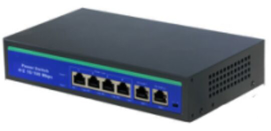 24V Passive 4 and 2 4 Port POE Switch Buit-in