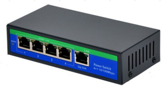 52V Passive 4 and 1 4 Port POE Switch External
