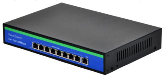 52V Passive 8 and 1  8 Port POE Switch Built-in
