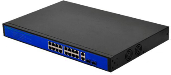 52V Passive16 and 2 and 2  Giga POE Switch Built-in
