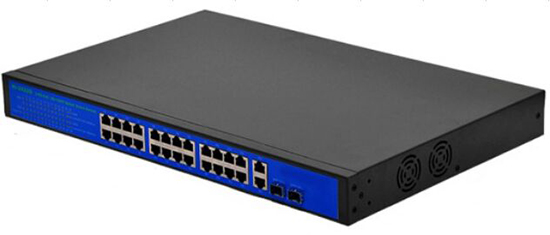 52V Passive24 and 2 and 2  Giga POE Switch Built-in